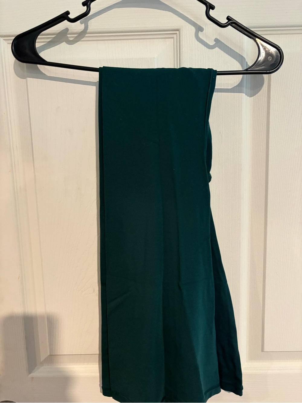 Dark green crossover leggings